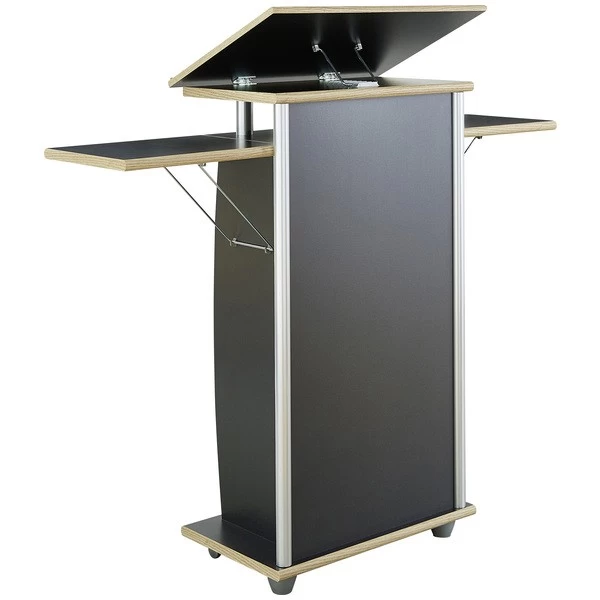 Livingruhm Stehpult Anthrazit Dekor Auf Rollen Rednerpult 7 Livingruhm Stehpult Anthrazit Dekor Auf Rollen Rednerpult – Bild 5