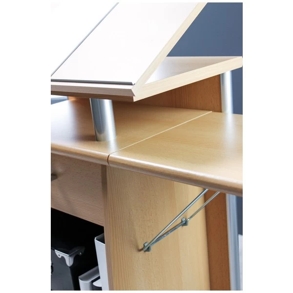 Livingruhm Stehpult Buche Dekor Auf Rollen 7 Livingruhm Stehpult Buche Dekor Auf Rollen – Bild 5