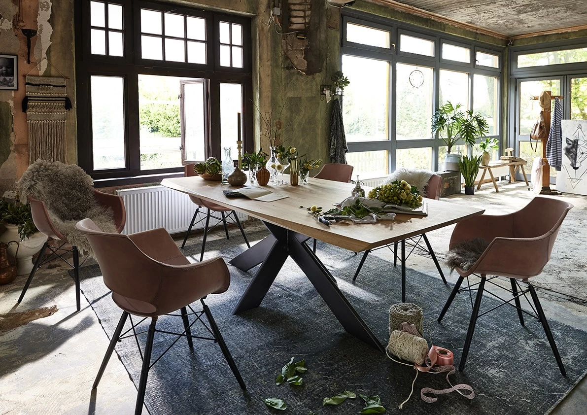 Stuhl Bodahl Jazz 4er-Set Leder Schwarz Schalenstuhl 4 Stuhl Bodahl Jazz 4er-Set Leder Schwarz Schalenstuhl – Bild 2