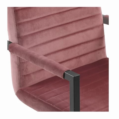 Stuhl Colorado Samt Altrosa Von HenkSchram 7 Stuhl Colorado Samt Altrosa Von HenkSchram – Bild 5