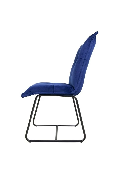 Stuhl Estelle Samt Blau Von HenkSchram 5 Stuhl Estelle Samt Blau Von HenkSchram – Bild 3