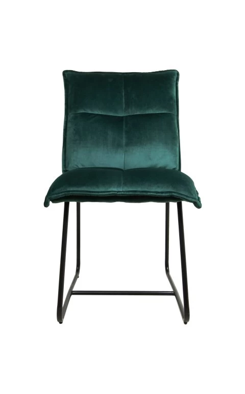 Stuhl Estelle Samt Grün Von HenkSchram 4 Stuhl Estelle Samt Grün Von HenkSchram – Bild 2