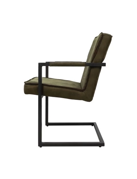 Stuhl Kansas - Bullleder Moos Von HenkSchram 6 Stuhl Kansas - Bullleder Moos Von HenkSchram – Bild 4