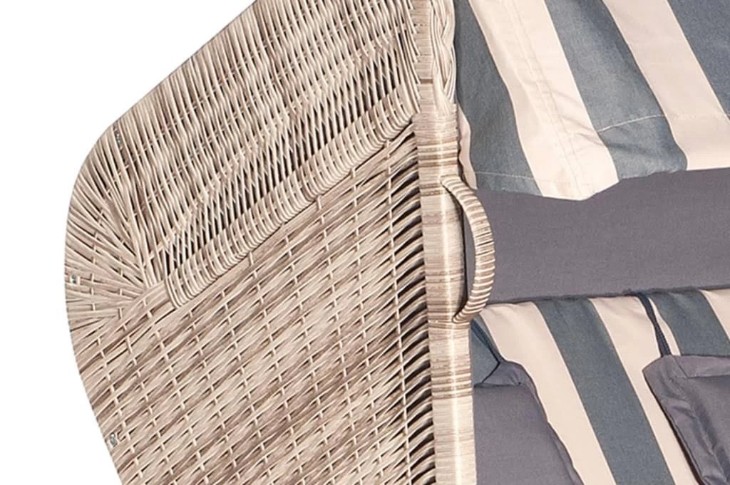 SunnySmart Strandkorb Rustikal 285 Z Sun Edition Grey-washed 4 SunnySmart Strandkorb Rustikal 285 Z Sun Edition Grey-washed – Bild 2