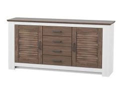 Telmex Sideboard Laguna Pinie Weiss Braun 174 Cm Breit
