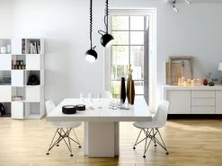 Temahome Dusk Esstisch Hochglanz Weiß 150 X 150 Cm