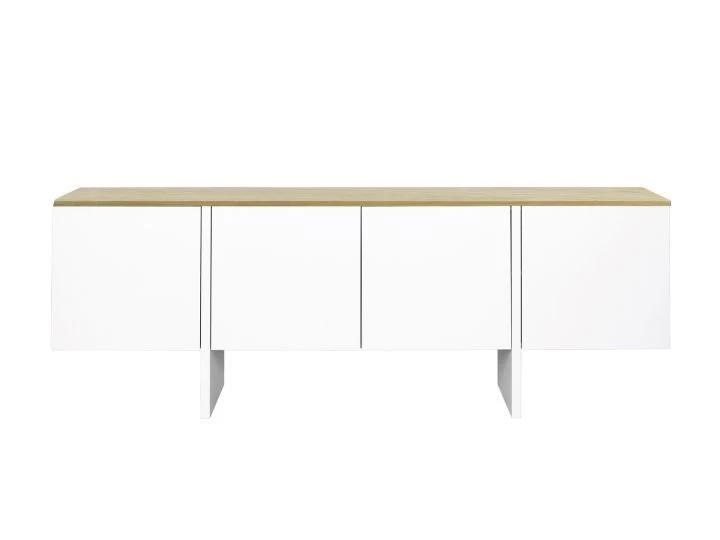 Temahome Edge Sideboard Weiß & Eiche 200 Cm 4 Temahome Edge Sideboard Weiß & Eiche 200 Cm – Bild 2