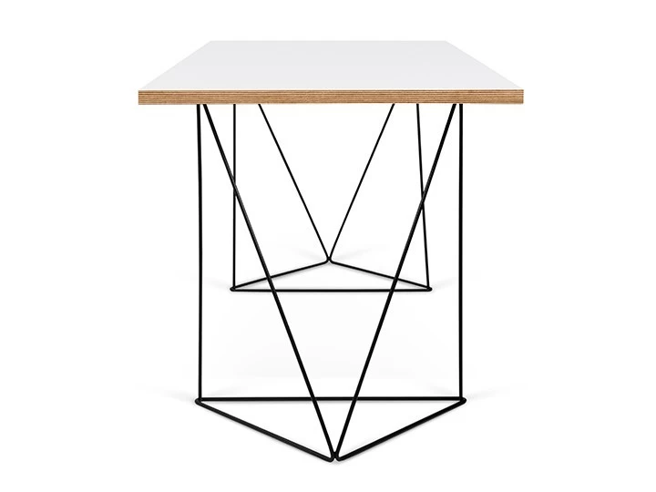 Temahome Flow Schreibtisch Weiß & Schwarz 140x75cm 9 Temahome Flow Schreibtisch Weiß & Schwarz 140x75cm – Bild 7