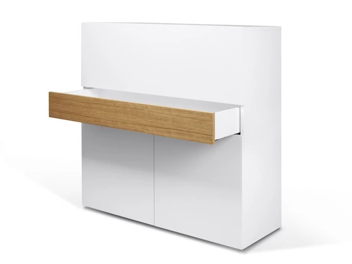 Temahome Focus Sekretär Weiß & Eiche 110cm 8 Temahome Focus Sekretär Weiß & Eiche 110cm – Bild 6