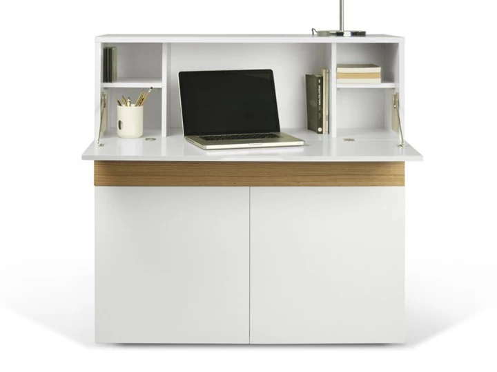 Temahome Focus Sekretär Weiß & Eiche 110cm 10 Temahome Focus Sekretär Weiß & Eiche 110cm – Bild 8