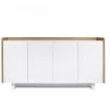 Livingruhm Skin Sideboard Weiß & Eiche 160 Cm -Paulmann Store temahome skin sideboard weib eiche 160cm 1305739 60 111 1280x1280