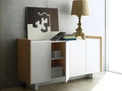 Livingruhm Skin Sideboard Weiß & Eiche 160 Cm 10 Livingruhm Skin Sideboard Weiß & Eiche 160 Cm -Paulmann Store temahome skin sideboard weib eiche 160cm 1309502 60 111 1280x1280