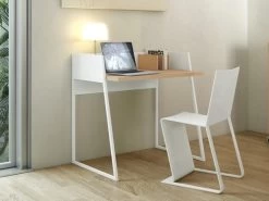 Temahome Volga Schreibtisch Weiß & Eiche 90x60 Cm