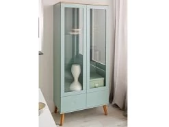 Vitrine Joan Eiche & Grün 79cm Eiche & Grün Livingruhm -Paulmann Store vitrine joan eiche grun 79cm eiche grun livingruhm 13 75 458 s3w4 1280x1280