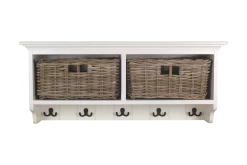 Wandgarderobe Sarah - Mit 2 Körben