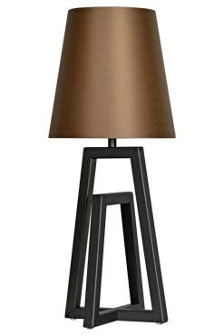 ZTahl Alba Monaco Braun Tischleuchte