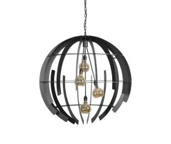 ZTahl Hängeleuchte Terra 100 Cm Schwarz