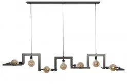 ZTahl Hängeleuchte Tortona Stahl Schwarz 210 X 30 Cm