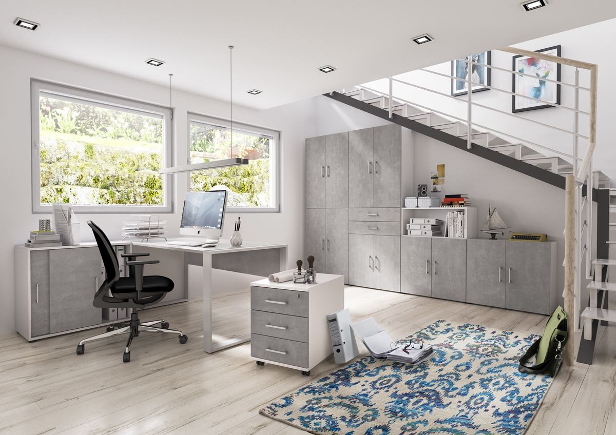 Titelseite 41 Titelseite -Paulmann Store aktenschrank direct weib front beton 2 ordnerhohen 2 turen 11982